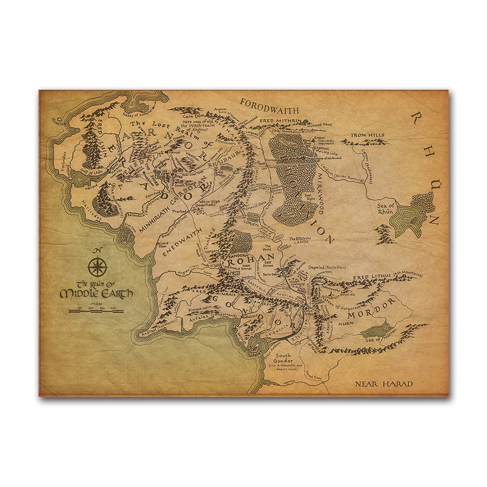 

Настенный постер Banmu Middle Earth
