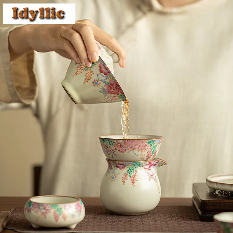 Фото Ru Kiln Lard Желейный сепаратор для чая Infusor Фильтр для чая ручной работы Диспенсер для чая Фильтр для чая Аксессуары для чайной посуды Товары для рукоделия №2