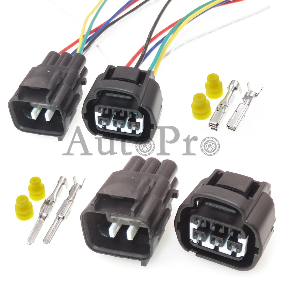 Автомобильный аксессуар с 6 отверстиями, 1 комплект, фоторозетка для автомобильной проводки для Toyota 641107-5 651104-5