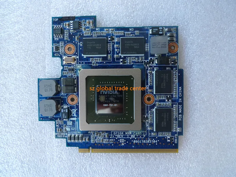 Тест видеокарты для ASUS G51J G60J G60JX G60VX G51VX G71GX Envy GeForce GTX 260M GTX260M G92-751-B1 DDR3 1 ГБ MXM 3