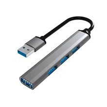멀티 포트 고속 휴대폰 액세서리, 컨버터 어댑터, 4 인 1 허브, 전문가용 실용적인 USB 충전 장비