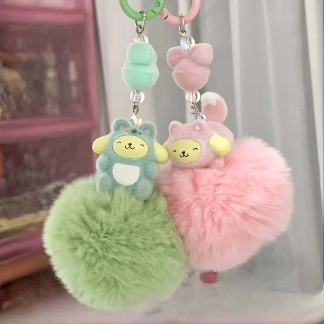 Фото Мини-подвеска Doggie Friends Chain - Декоративная цепочка для телефона ручной работы, милый брелок, игрушка-сюрприз в таинственной коробке, подарок для девочек №3