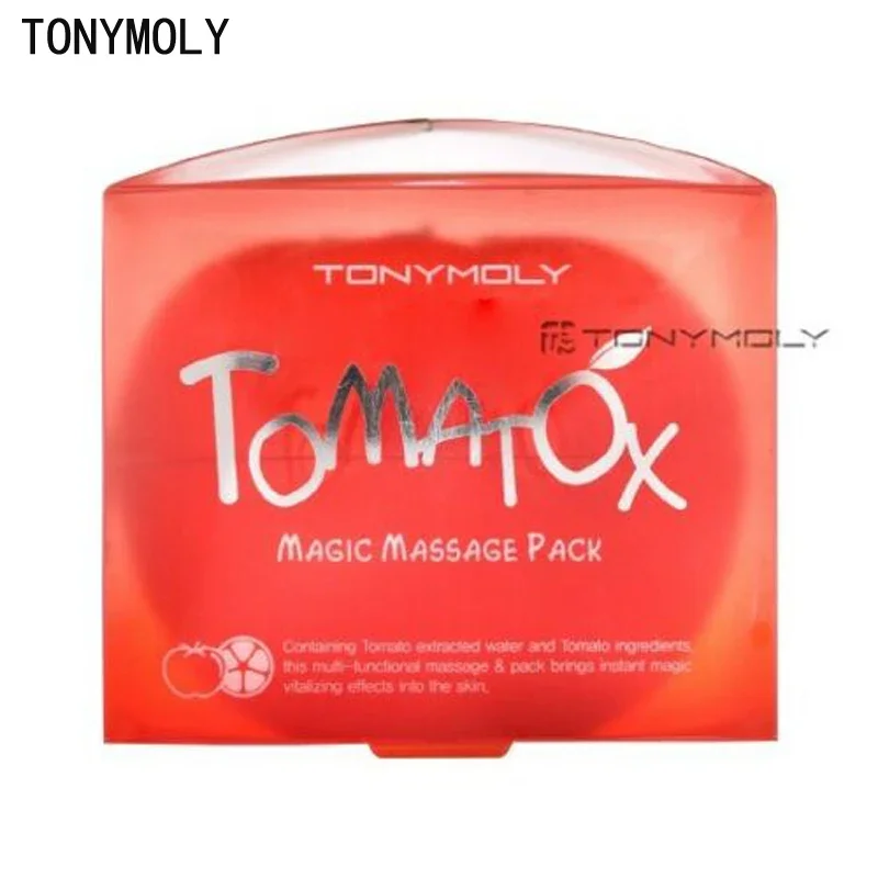 Фото TONYMOLY Tomatox Magic Massage Pack 80г – Корейская косметика для лица, ночная маска для ухода за кожей №3