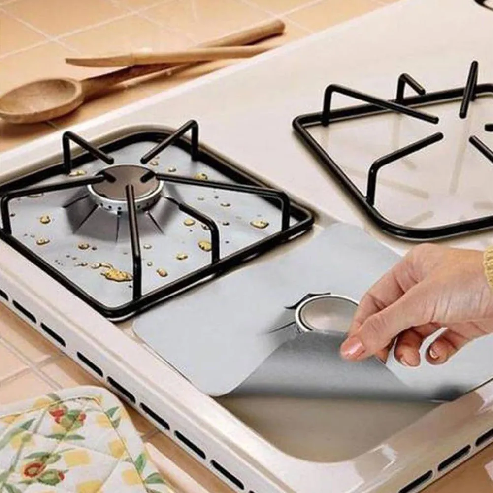 

Kitchen Gas Stove Surface Protective Pad, High Temperature Resistant, Oil Proof And Antifouling Cleaning Pad Kitchen Accessories