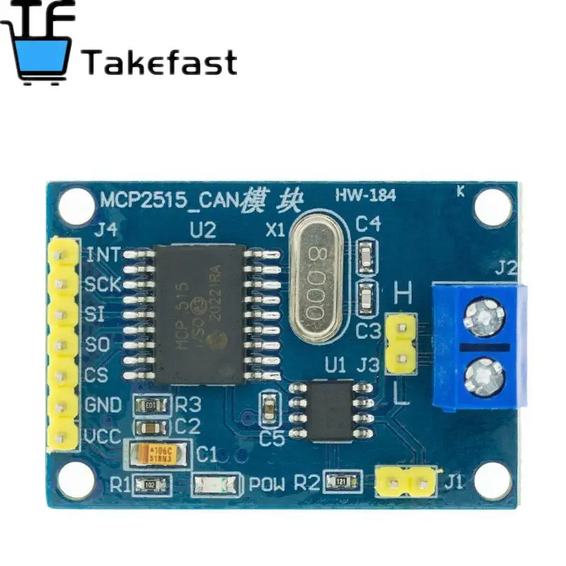 10 шт. модуль шины CAN MCP2515 приемник TJA1050 SPI | Электронные компоненты и принадлежности