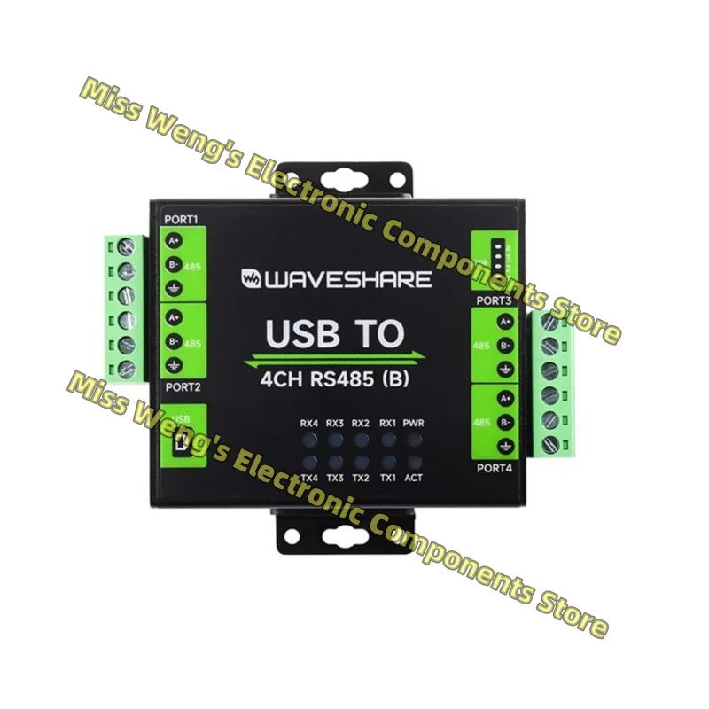 USB к 4-полосному преобразователю RS485 CH344L universal модуль последовательной связи