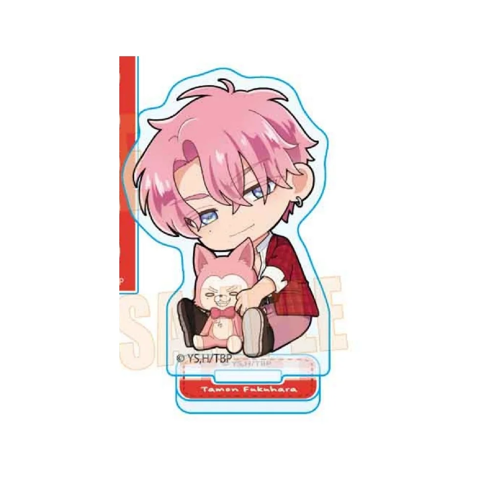 Фото Новая акриловая подставка-брелок Tamon's B-Side Tamon-kun Hug Ver 10CM, двусторонняя, 2026, аниме-серия, Фукухара Тамон, подарок для фанатов №3