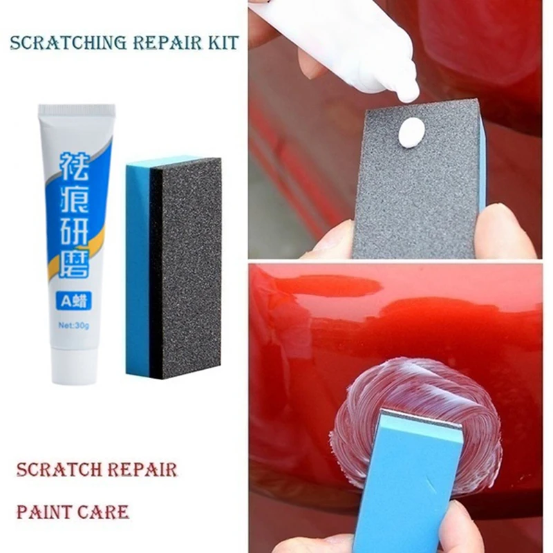 

1set 2020 New Professional Car Scratch Repair Agent Beauty Scratch Portable Remove Stubborn Attachments Slop Wax No Hurt