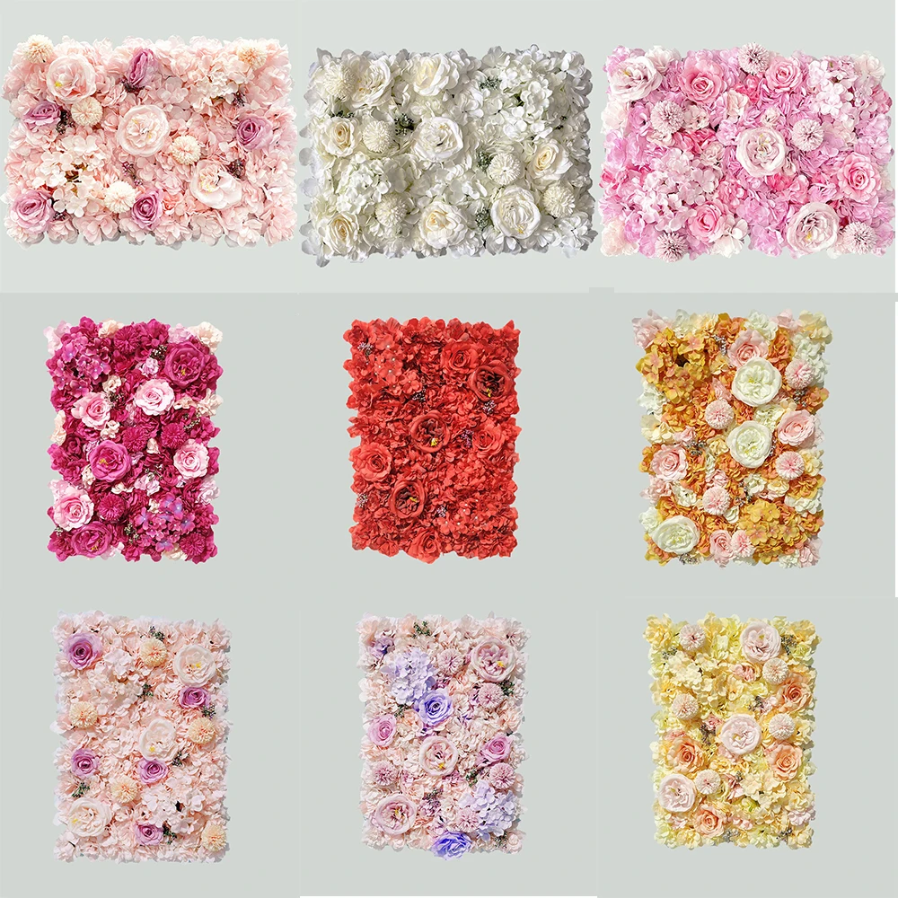 40*60 искусственный цветок, настенная панель, роза, Гортензия, свадебный фон, декор вечерние, отеля, Рождественский цветок, Настенный Ковер