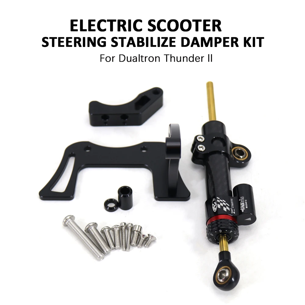 Electric Scooter Accessories Anti-Vibration Anti-Jitter Steering Stabilizer Damper Kit For Dualtron Thunder 2 ll