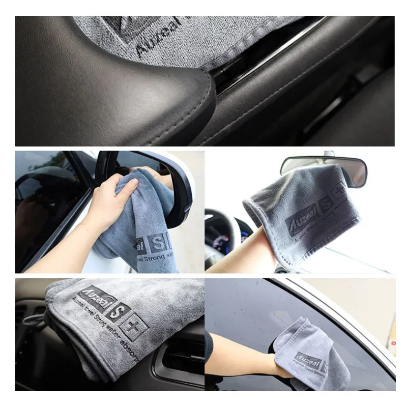 1 шт. полотенце для мытья автомобиля из микрофибры супер впитывающие детали
