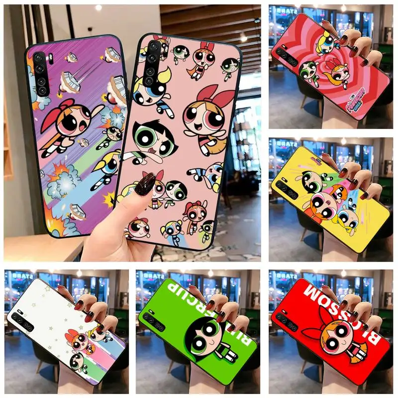 

The Powerpuff Girls Phone Case For Huawei P20 P30 P40 P50 Lite E P Mate 50 40 30 20 Pro
