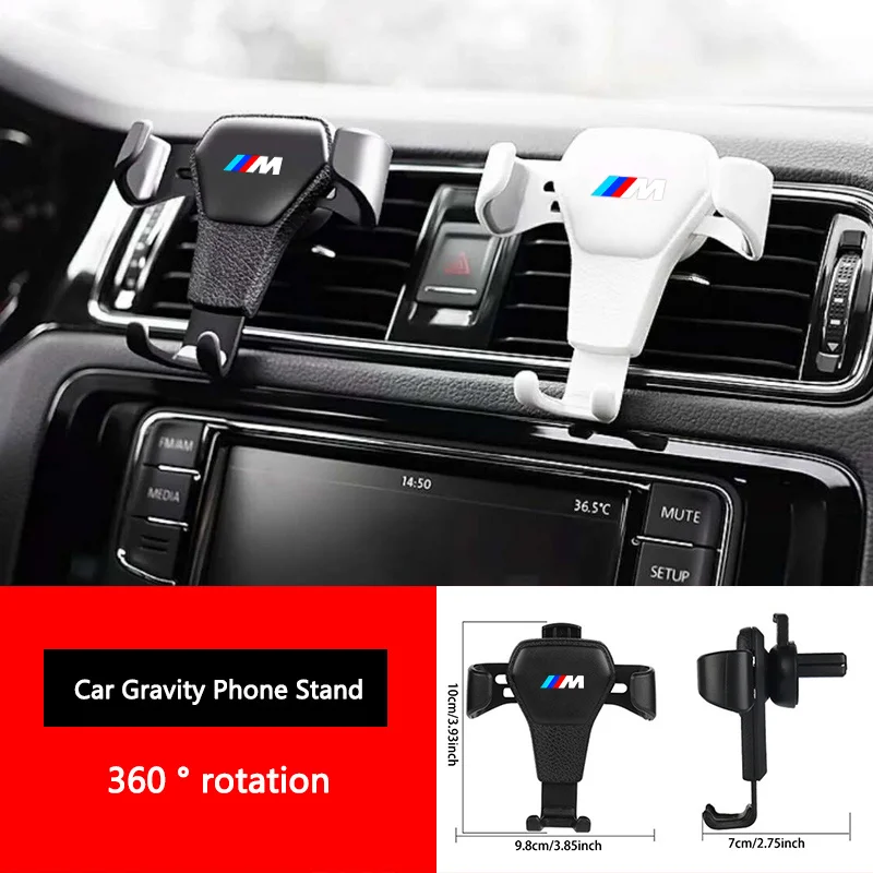 Фото Держатель для телефона в автомобиль, крепление на воздуховод, для BMW M Performance 1, 3, 5, 7 серии, M3, M4, M5, M6, X1, X3, X5, X6, F20, F40, F10 №3