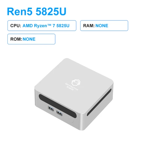 GenMachine 5825U Ryzen Мини-ПК Windows 11 DDR4 16/32 ГБ 256/512 ГБ