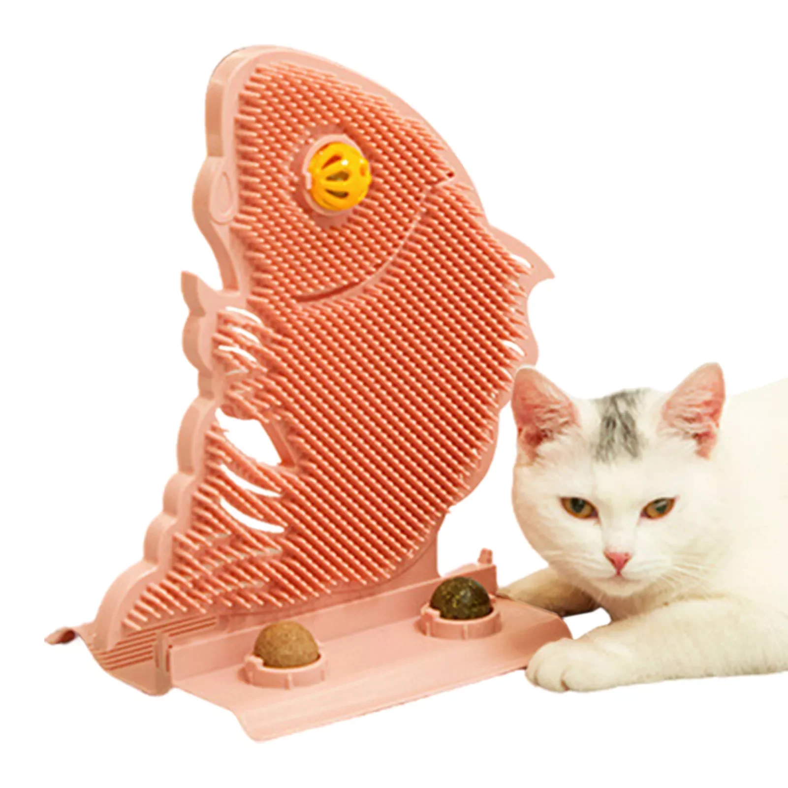 

НОВАЯ щетка для кошек, угловая чесалка, Массажная щетка для самостоятельного ухода, щетка для удаления шерсти домашних животных, щетка для г...