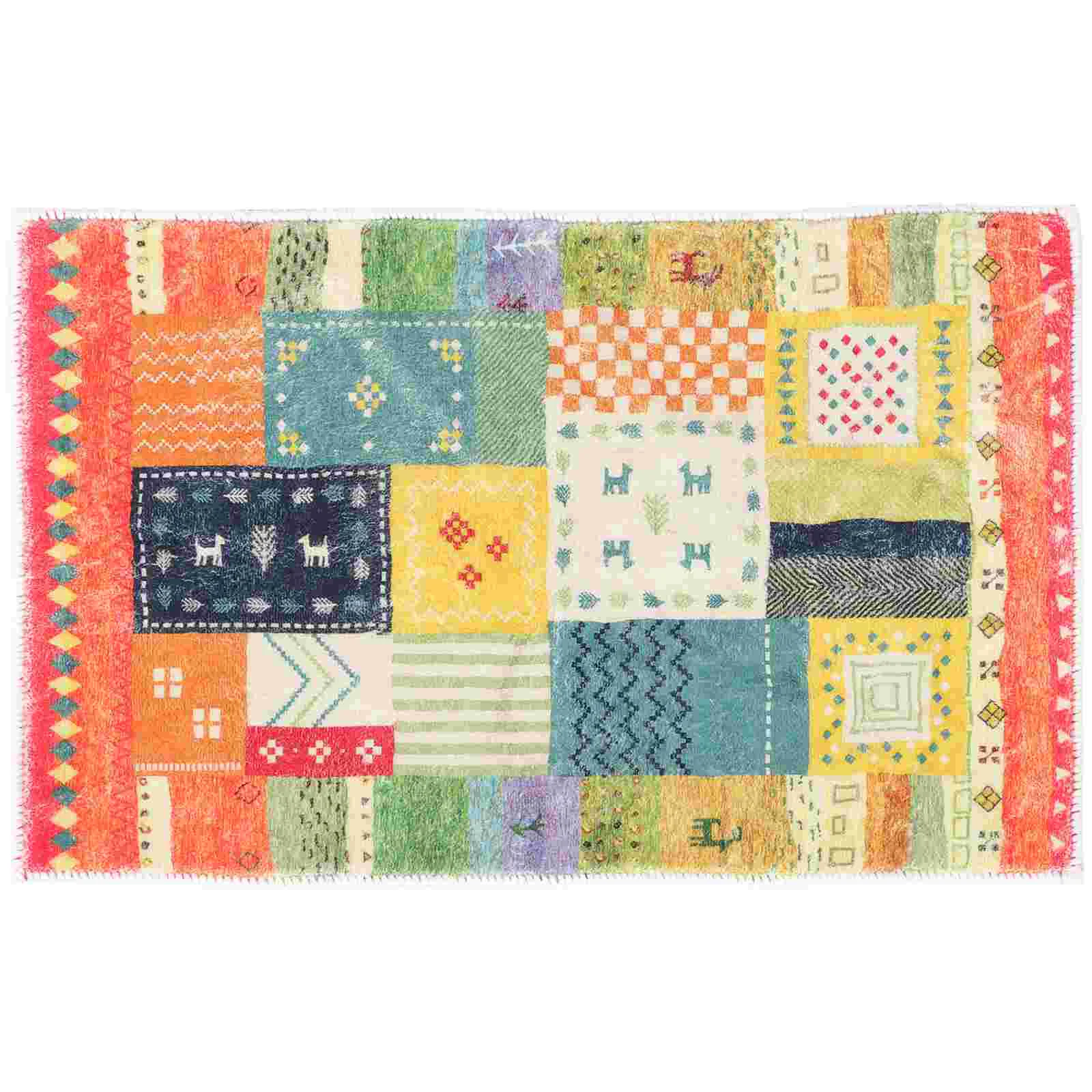 

Rug Mat Floor Area Carpet Rugs Door Bathroom Traditional Distressed Shower Bath Bedroom Quick Dry Runner Mats Doormat Inside