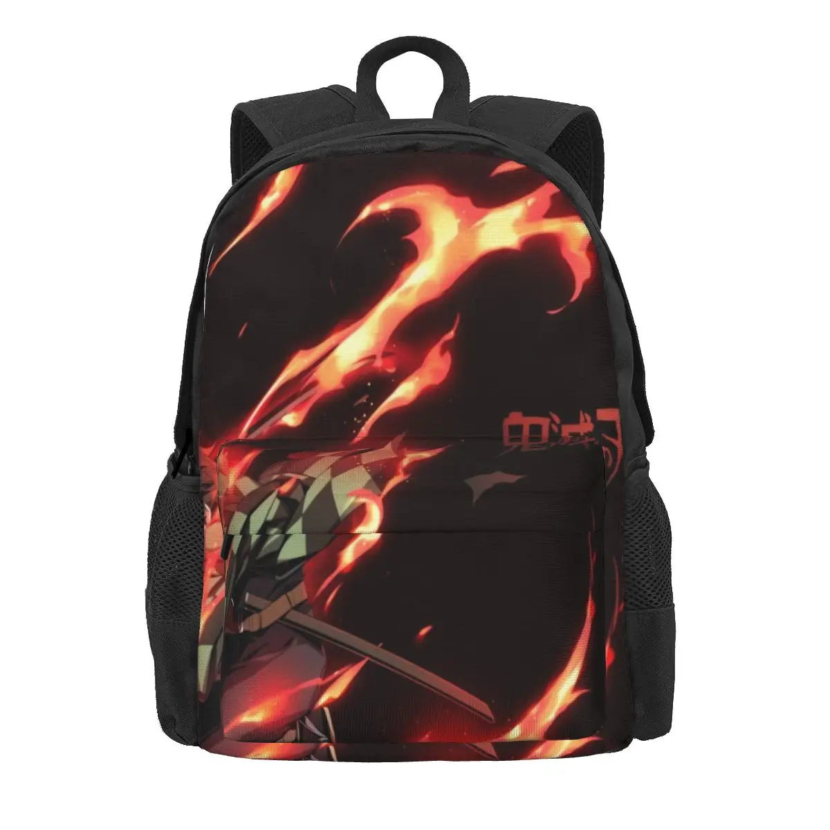 

Kawaii Demon Slayer Backpack Male Kimetsu No Yaiba Big Backpacks Polyester Novelty High School Bags Travel Designer Rucksack