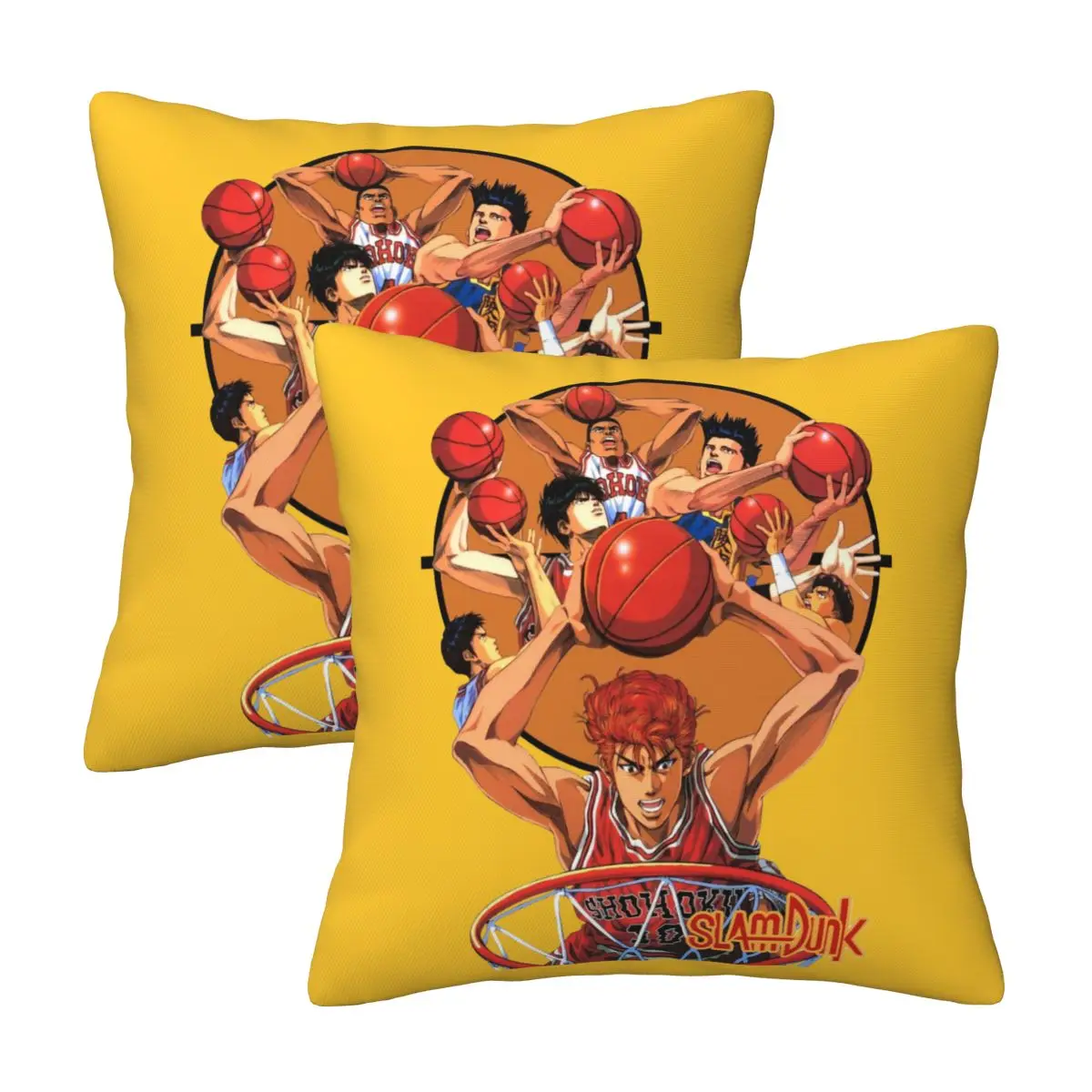 

SLAM DUNK Fashion Pillowcases Decorative Pillow Covers Soft and Cozy 2 PCS