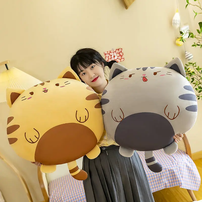 

New Cute Cat Plush Toy Stuffed Animal Sweet Soft Cartoon Doll Pillow Christmas Birthyday Gift Cushion Cute Kawaii Plushie