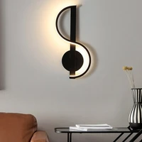 simple background decoration lamps new modern led wall lights living study room bedroom bedside aisle indoor lighting luminaires