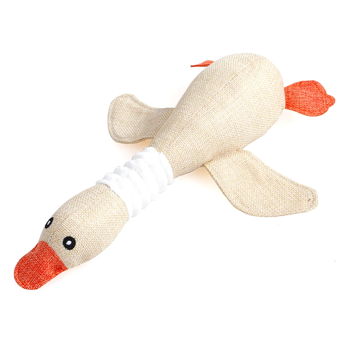 

Wild Goose Dog Toy Cloth Wild Goose Squeaky Toy Interactive Pet Dog Squeaky Toy Mallard Duck Dog Toy Puzzle Training Chew Toy