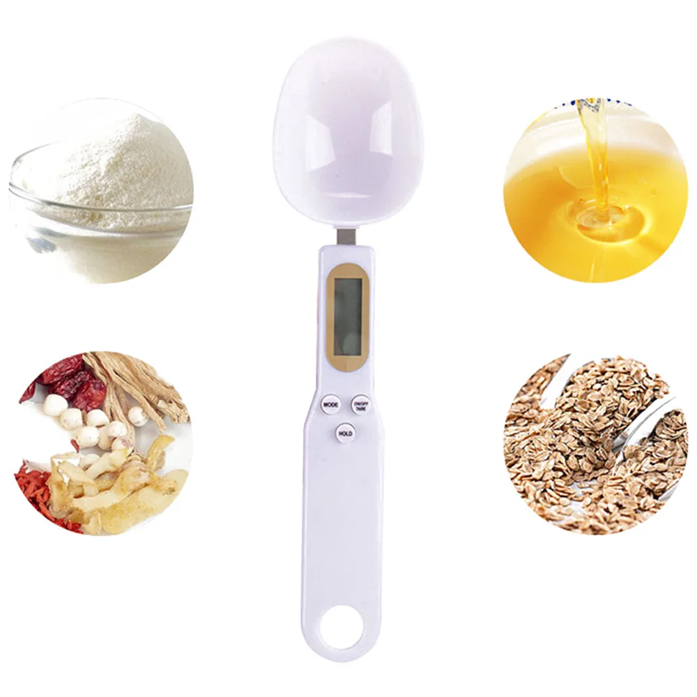 

500/0.1 LCD Electronic Scale Digital Measuring Spoon Weighing Heavy Gram Spoon Scale Mini Spoon Measure Tool for Kitchen Pet