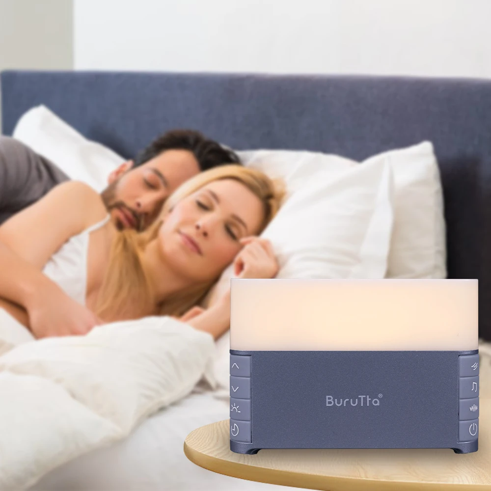 

Sound Therapy Sleep Machine 39 Soothing Sounds Warm Night Light for Sleeping Timers White Noise Machine for Baby Adults Cordless
