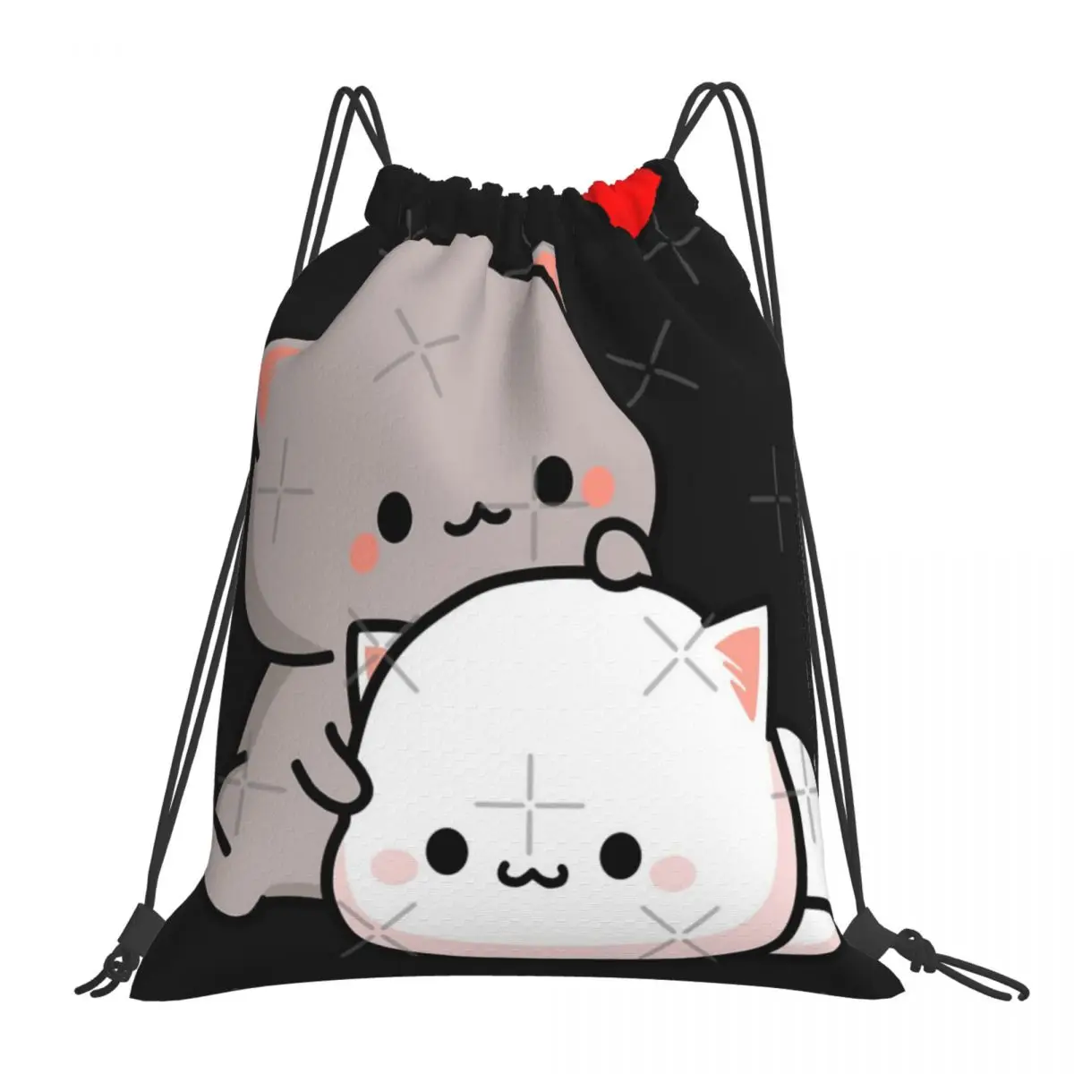 

Сумки на шнурке для девушек и женщин, дорожные сумки с персиком, кошкой и Гомой, сумки для путешествий