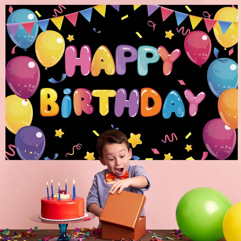 Красочный фон для дня рождения задний украшение дома 2024 подвесной декор товары