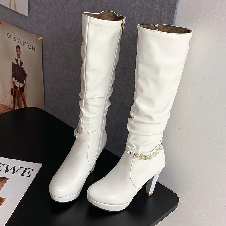 

Модные сапоги большого размера; Сапоги до бедра; Сапоги до колена; Сапоги выше колена; Женские сапоги; Женская обувь; Женские зимние сапоги