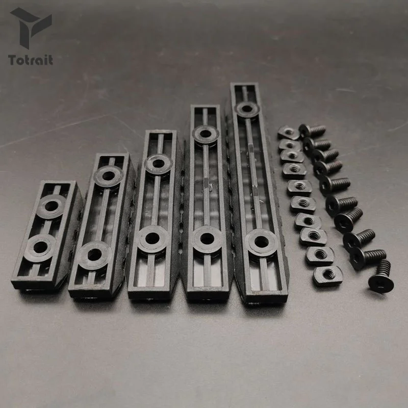 Тактическое нейлоновое крепление M-Lok для железнодорожной винтовки AR15 M4 Rail MLOK System