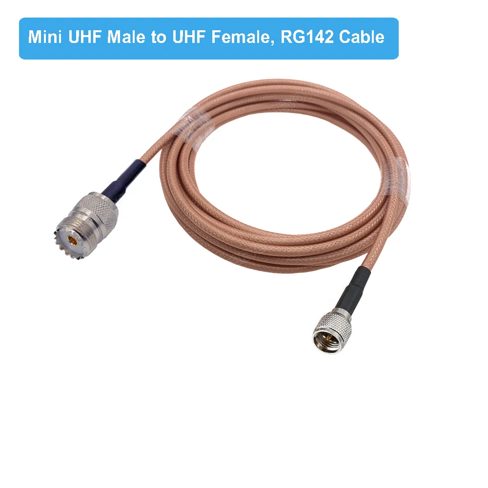 Фото BEVOTOP Мини UHF штекер-штекер PL259, коаксиальный кабель RG142 50-3, устойчивый к высоким температурам, соединительный кабель для антенны Wi-Fi роутера. №3