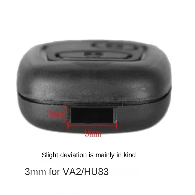 10/50 шт. корпус для автомобильного ключа с двумя кнопками Peugeot 206 207 307 107 306 407 106