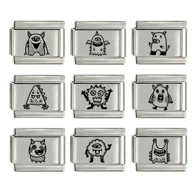 Новые итальянские браслеты-подвески из нержавеющей стали сделай сам модуль 9 мм