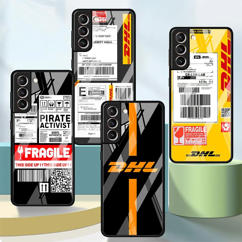 Стеклянный чехол для Samsung Galaxy S22 S21 S20 Ultra FE S9 S10 S8 Plus Note 20 10 Lite 9 8