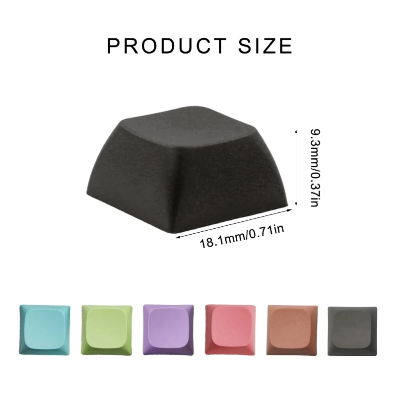 20 шт. цветные колпачки для клавиш из ПБТ механических клавиатур пустые