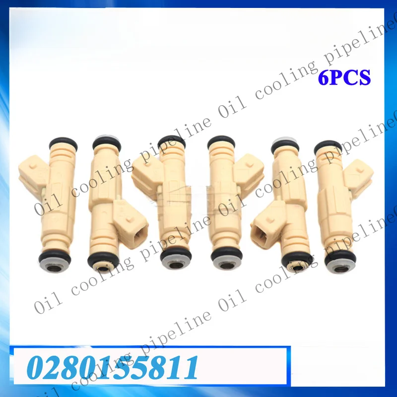 Фото Топливные форсунки A+ (6 шт.) 0280155811 для Buick, Pontiac, Chevy 3.8L, OLDSMOBILE LSS, FJ250 №1