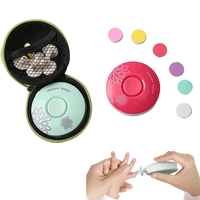 1set electric baby nail trimmer kid nail polisher tool baby manicure scissors baby care kit nail clippers cutter for newborn