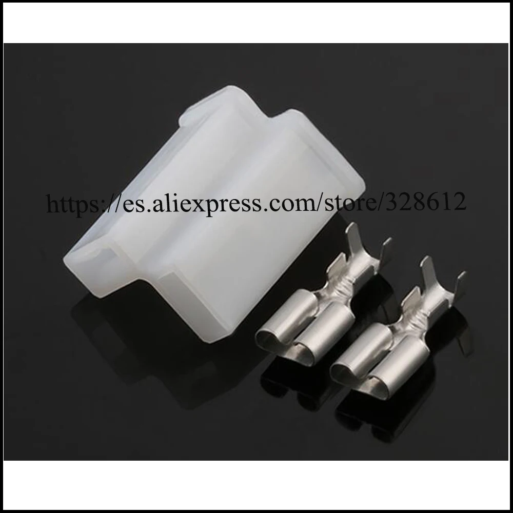 

200set DJJ7021-6.3-21 car male female Connector wiring cable 2 pin automobile housing Terminal auto Connector automotive plug