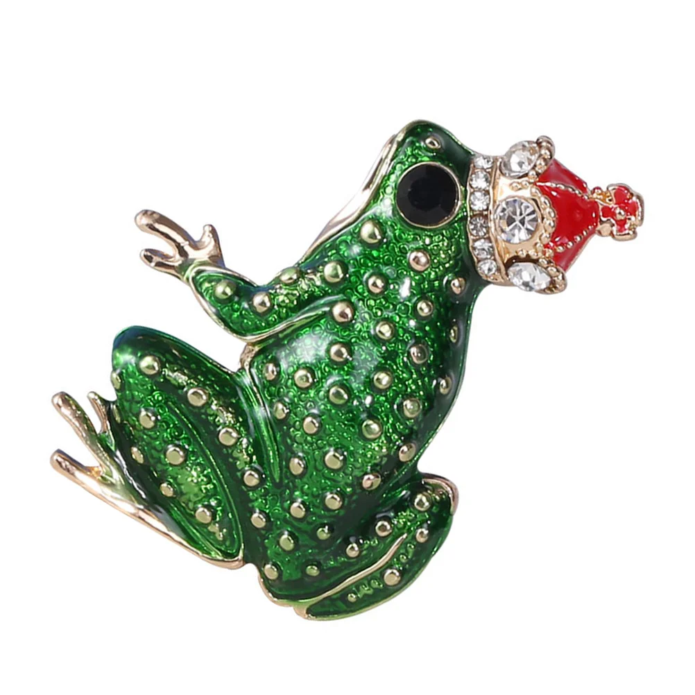

Brooch Pin Frog Clothingpartyenamel Accessory Animal Lapel Alloy Backpacks Clothesladies Jewelry Breastpin Novel Novelty