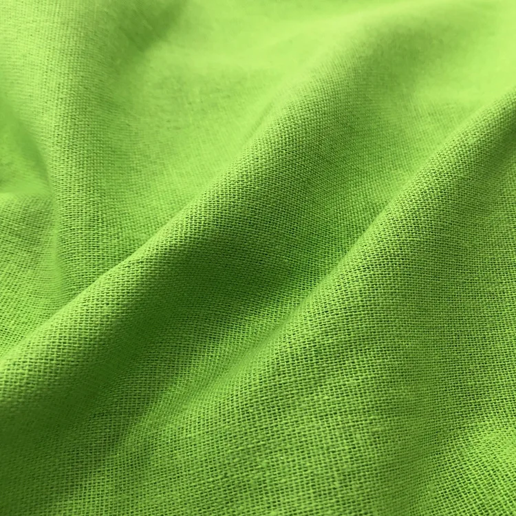 Однотонная льняная хлопчатобумажная ткань для вышивки иглой, лоскутное шитье, домашний текстиль, одежда, фабрика, 50x150 см