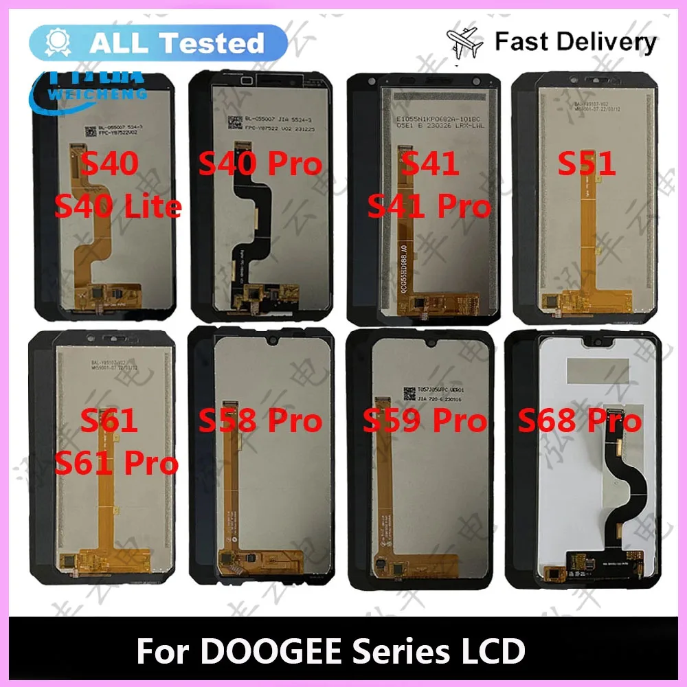 Фото Протестировано, новый для DOOGEE S35 S40 S40 Lite S41 Pro S51 S61 S68 Pro ЖК-экран DOOGEE S58 Pro S59 Pro Замена ЖК-сенсора №2