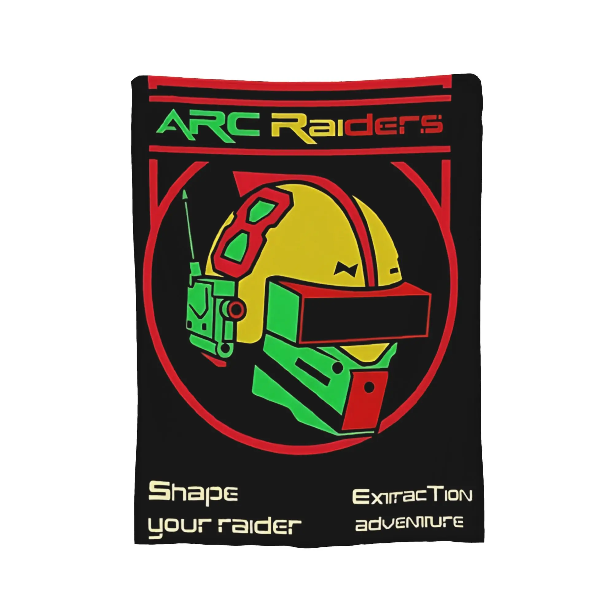 Фото Плед ARC Raiders Spaceport для дивана, мягкое пушистое плюшевое одеяло 50x60 дюймов, многофункциональные покрывала для всех сезонов №2