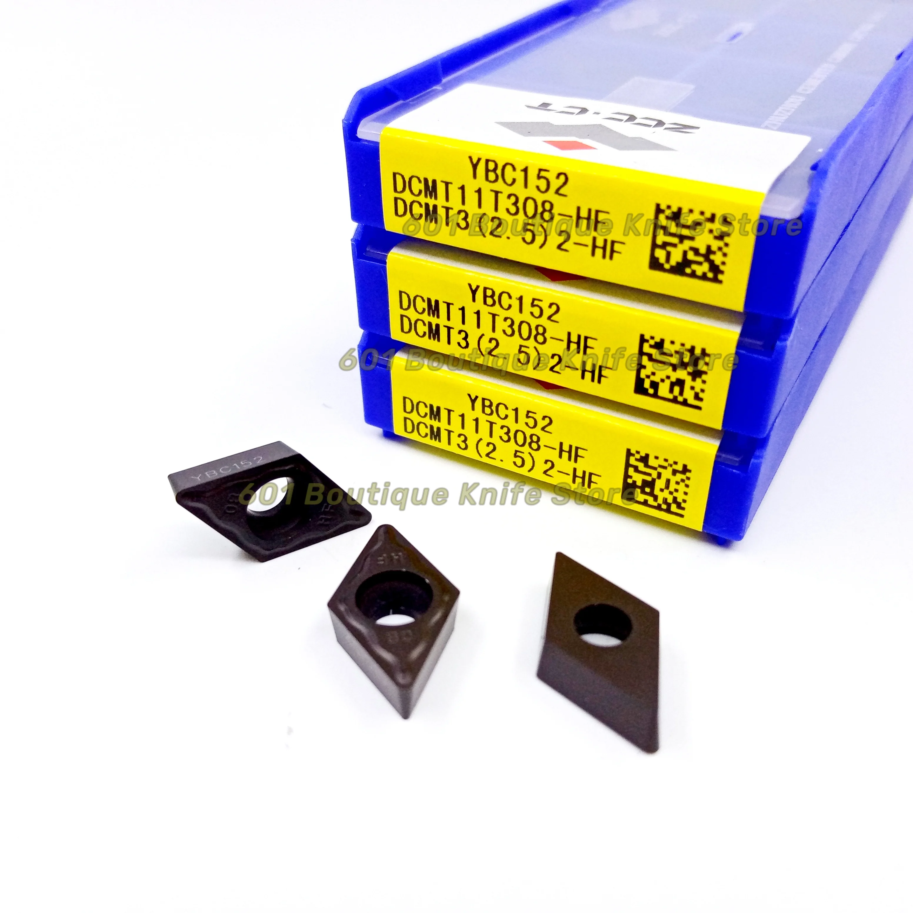 ZCCCT DCMT YBC152 DCMT11T308-HF ybcyb252 c251100 % Оригинальные карбидные Токарные вставки с ЧПУ