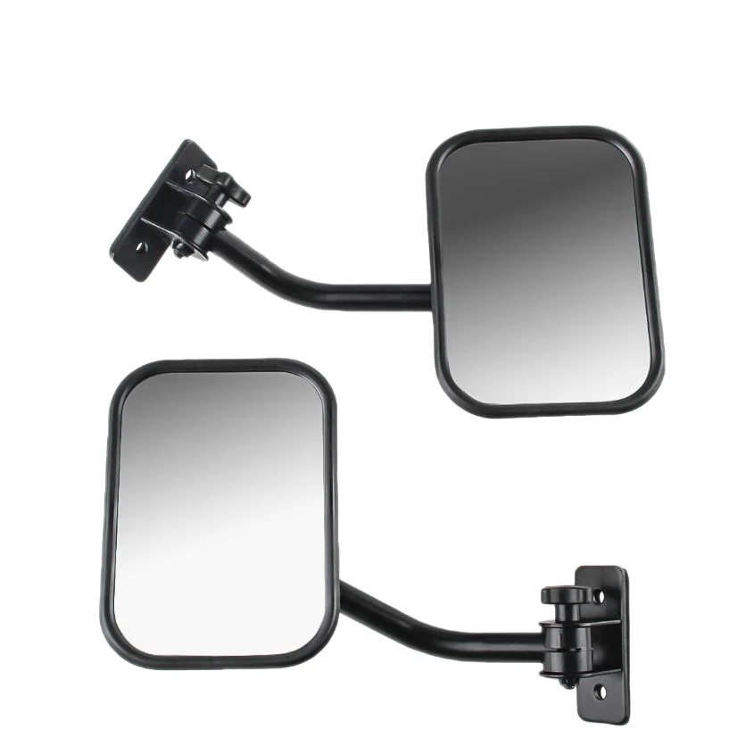 

Doors Off Mirrors For Wrangler Tj, Jk, Lj Quick Release Side Mirrors Black 2Pack