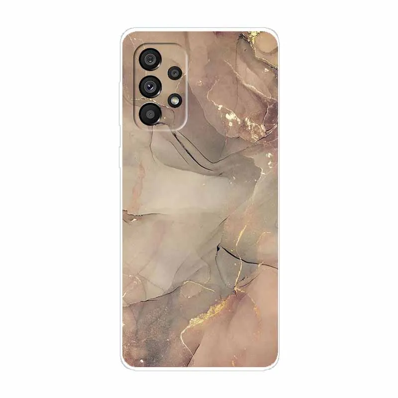 Чехол для Samsung A13 4G A135F новая модная мраморная силиконовая Мягкая задняя крышка из
