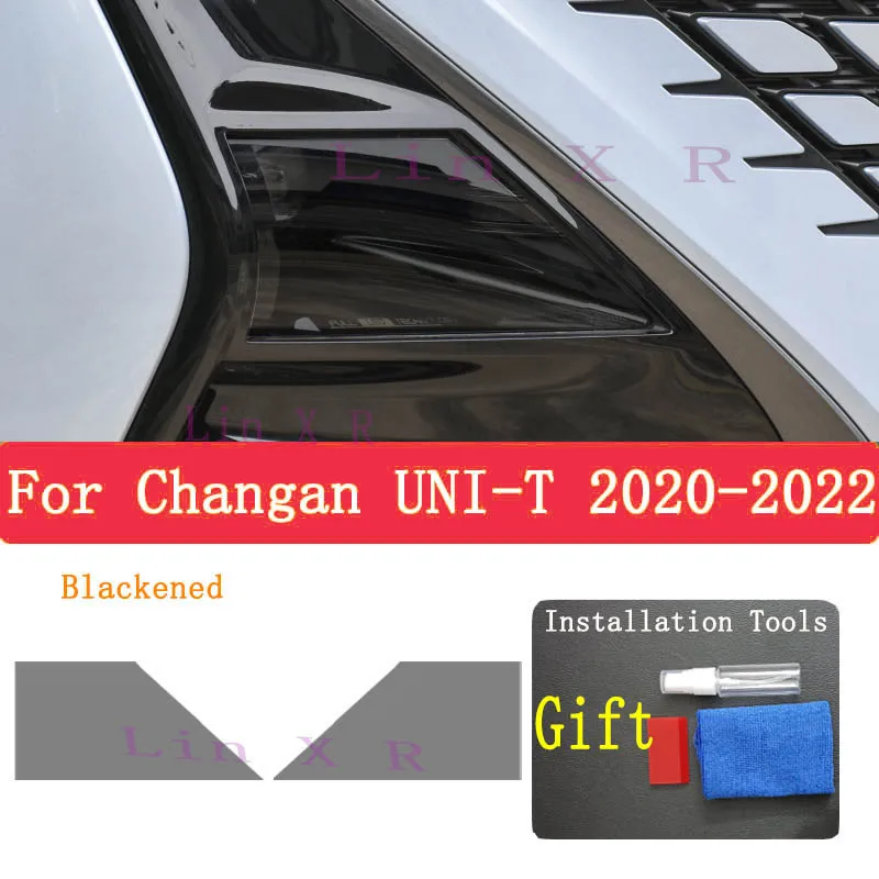 Фото Защитная пленка из ТПУ для фар автомобиля CHANGAN UNI-T 2020-2022, наклейка для ремонта фар, аксессуары для тюнинга, защита от царапин №1