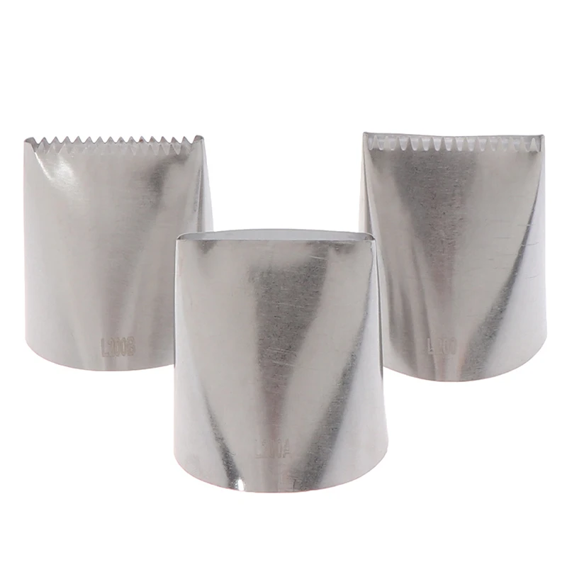 

Big 6mm Basket Weave Cream Stainless Steel Tips Icing Piping Nozzles Cake Decor