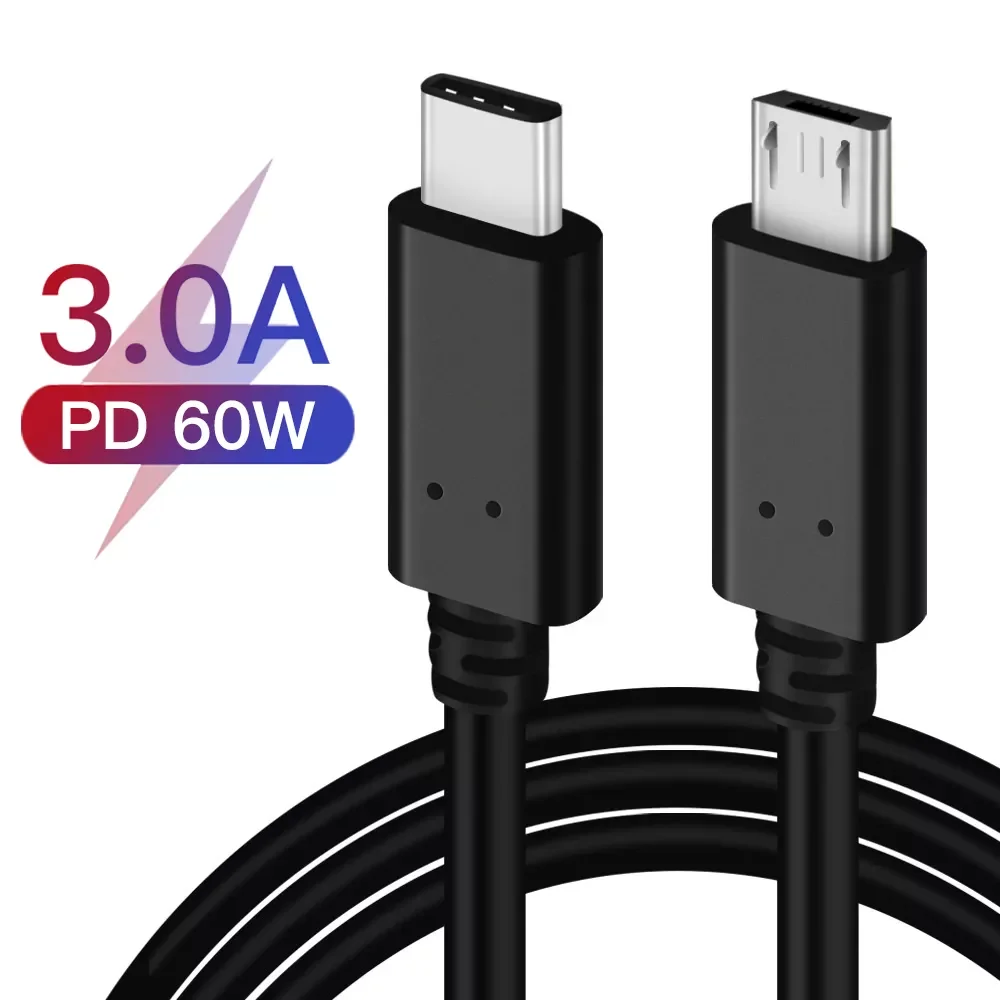 

Fast Charging Data USB Type C To Micro usb 5pin Cable Type C USB-C 3.1 Micro Usb Cable OTG Usb C For Macbook Usbc Android Device