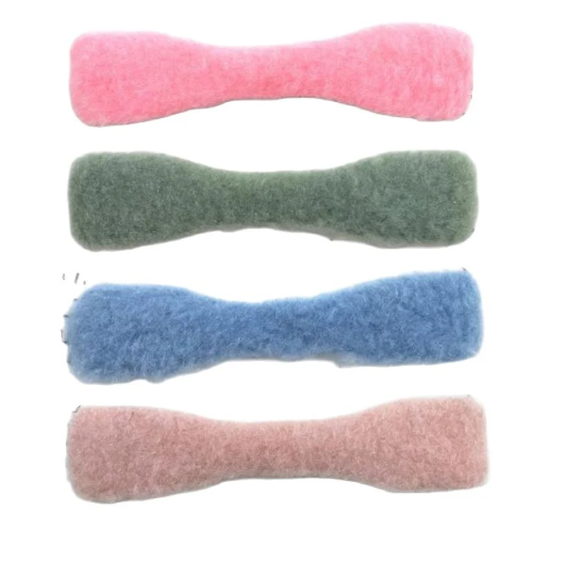 

20Pcs/lot 12CM Cartoon Plush Ears Patches DIY Cotton-filled Furry Bow Ears Accessories Headwear Hairpin Decorative Materials